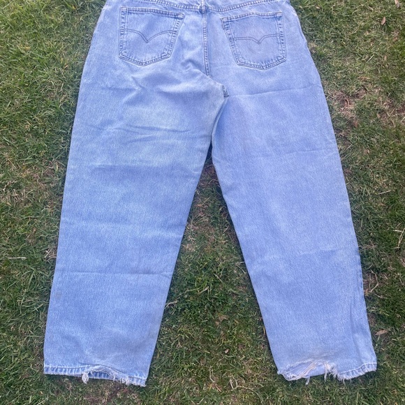 GRAIL 90s SILVERTAB LEVIS BAGGY FIT GRUNGE ALTERNATIVE STREETWEAR SKATER 42x32 - Picture 12 of 16